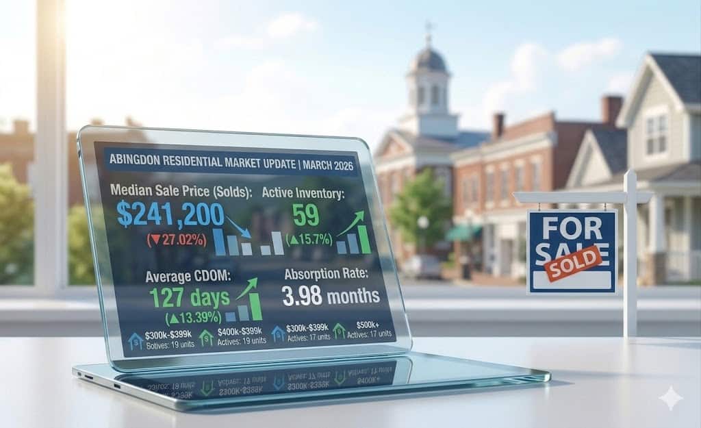 Abingdon Real Estate Market Trends Infographic March 2026